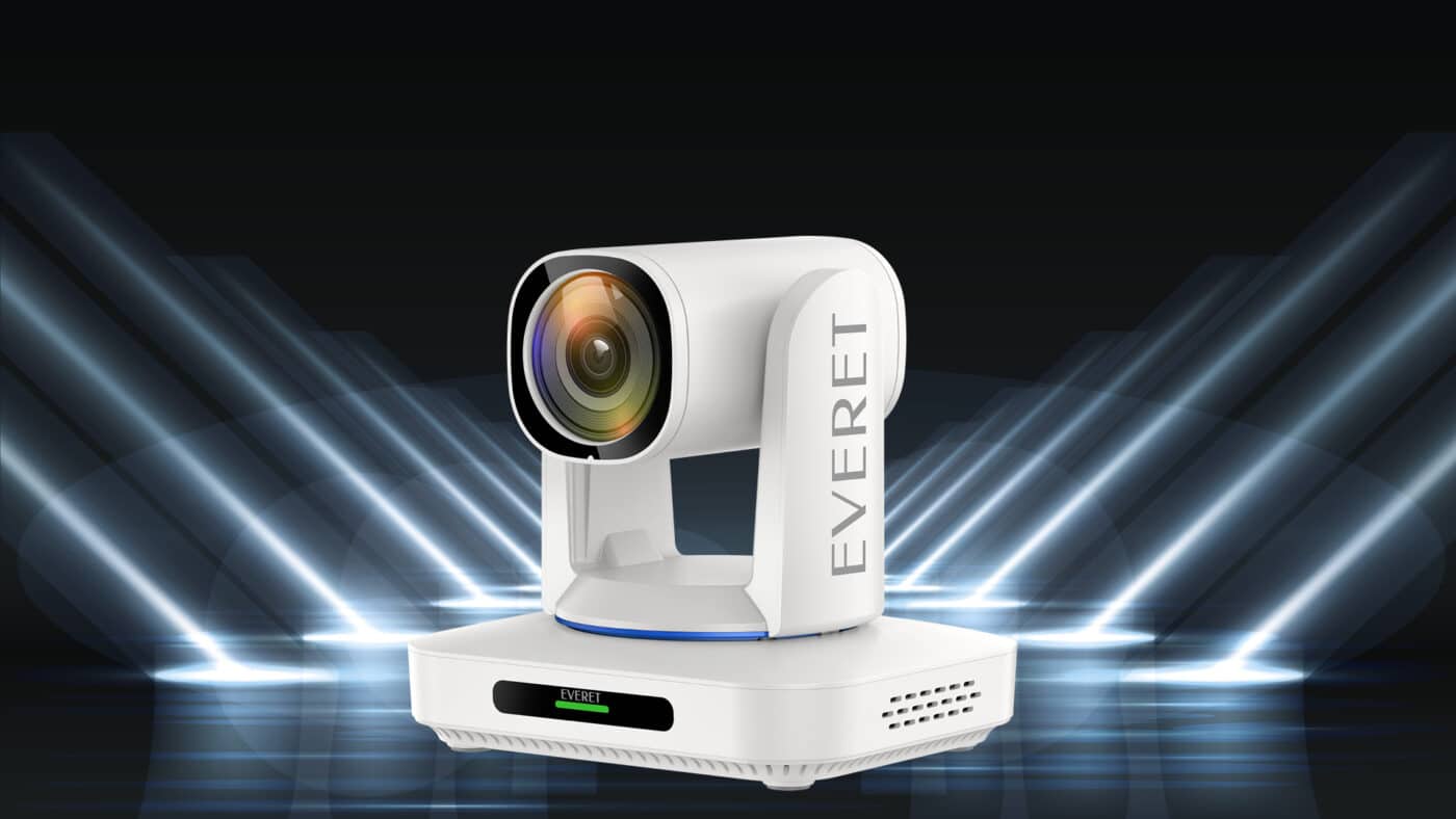 Everet white PTZ camera